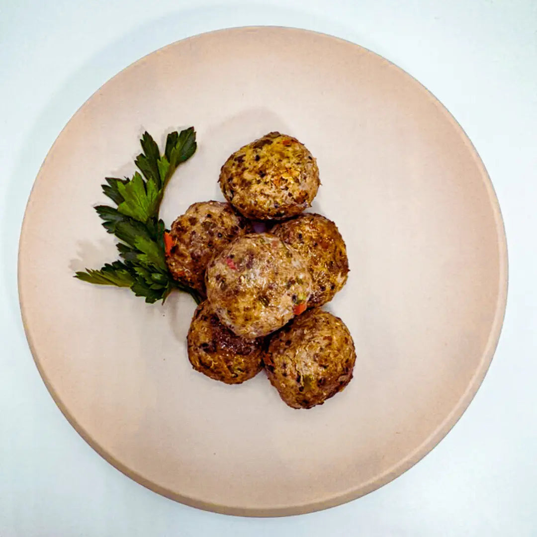 Juicy and tender Chimichurri Meatballs packed with iron, protein, and fresh herbs, perfect for baby-led weaning and toddler meals.