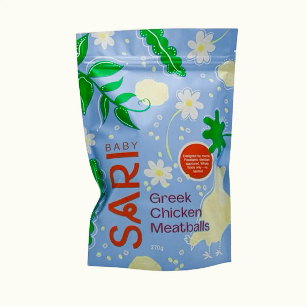 Greek Chicken Meatballs for Babies and Toddlers – Soft, protein-packed meal with Mediterranean flavours