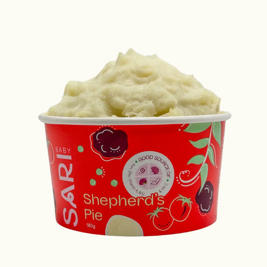 Shepherd’s Pie for Babies and Toddlers – A hearty, iron-rich beef and vegetable mix topped with creamy mash for a comforting, nutritious meal.